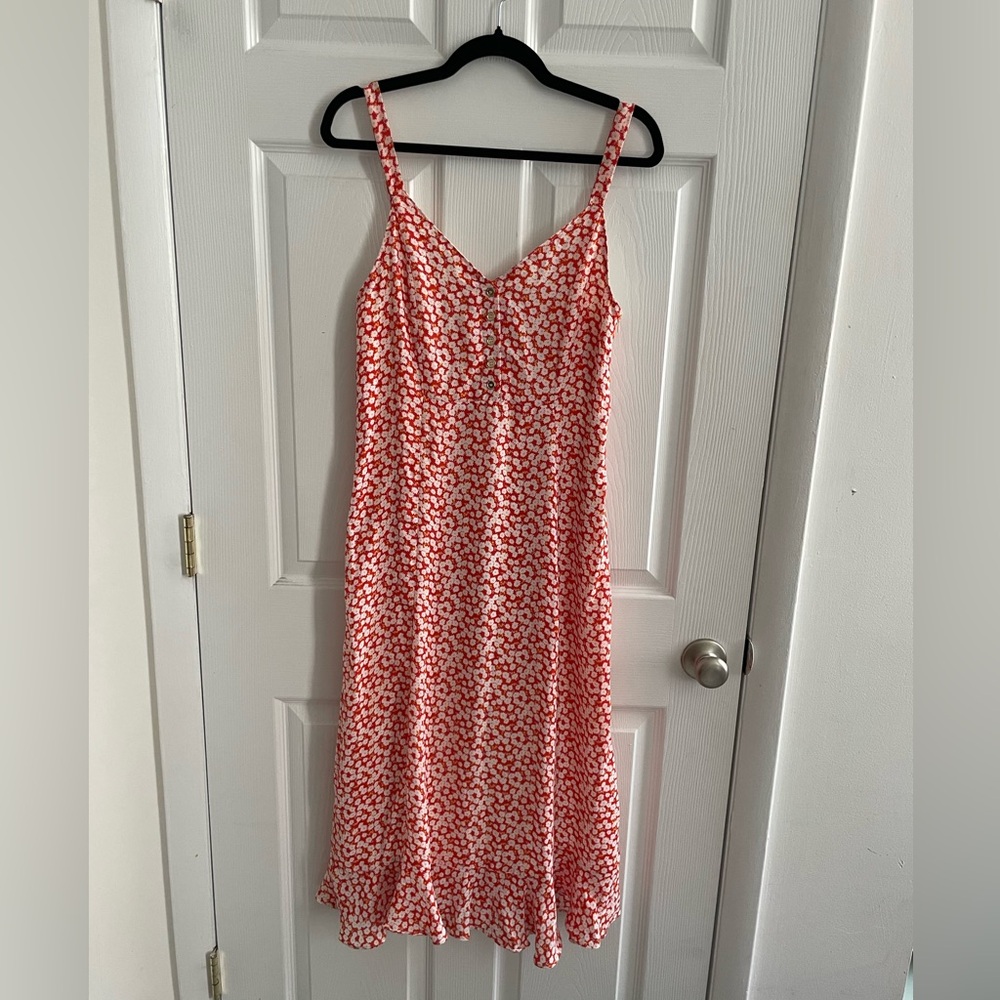 Lulus midi flower dress